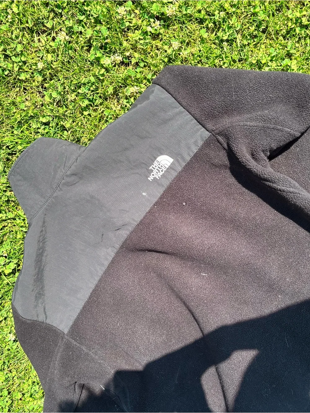 The North Face Men's Two-Tone Black & Charcoal Fleece Jacket